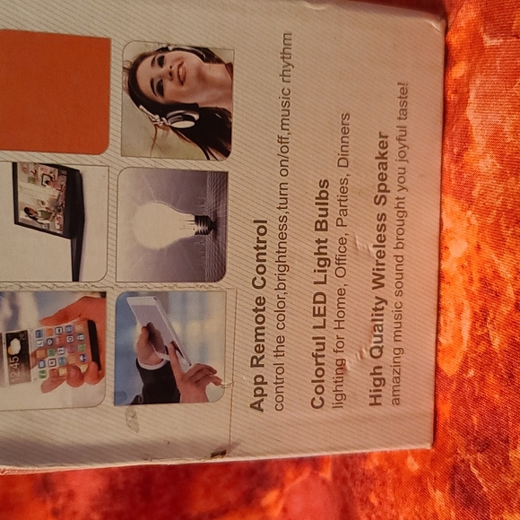 iLink Smart Bluetooth LED colorful bulb Speaker- NIB - Picture 3 of 4
